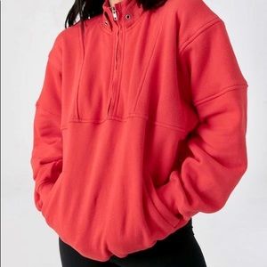 joah brown retro half zip